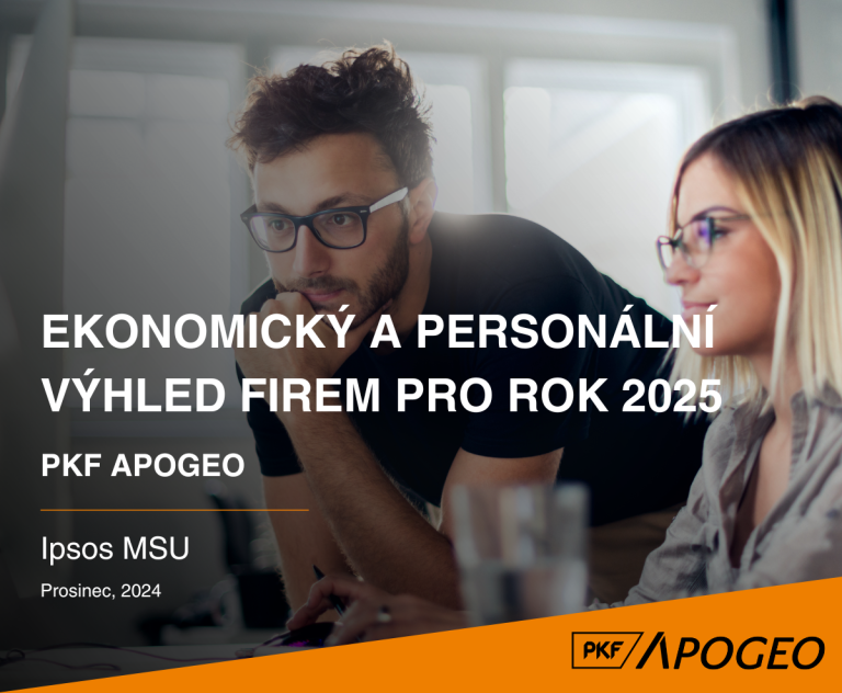 Průzkum PKF APOGEO: Ekonomický a personální výhled firem pro rok 2025. Realizováno ve spolupráci Ipsos MSU